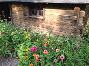 Yet another building. A cool space they used to rehearse plays. There is even a balcony for all of those plays that have balcony scenes.