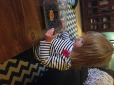 A kid and her berries